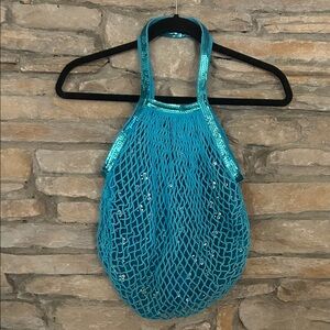 Bijoux Terner NWOT Turquoise Sequin Bag